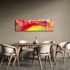 Obraz abstrakcji - malarstwo (170x50 cm)