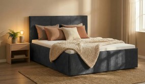 Łóżko TOWN 120x200 cm Antracyt Bez materaca