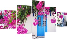 Obraz - Tradycyjny grecki dom (125x70 cm)