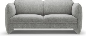 Jasnoszara sofa z tkaniny szenilowej 168 cm Georgia – Micadoni