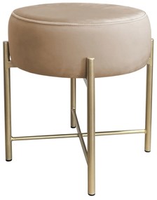 Taboret Pola noga metalowa złota MG06