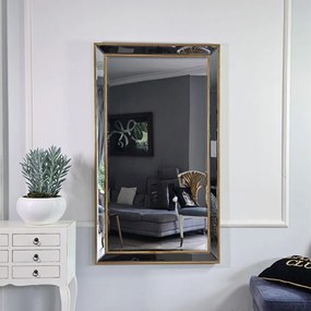 Lustro w lustrzanej ramie, kolor złoty 84x144cm