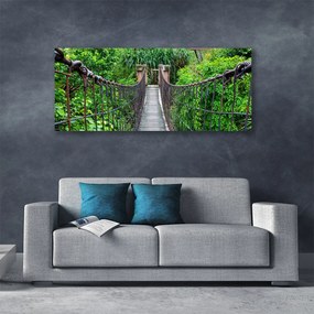 Obraz canvas Zabytkowy Most w Cieniu Drzew