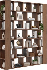 Orzechowy regał biblioteczka do salonu Z1-C52