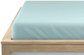 PrzytulneMieszkanie.pl Prześcieradło jersey miętowe 90 x 200 cm