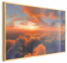 Plakat Spektakl barw 42x29,7 cm z ramą złotą bez marginesu ARTGEIST B