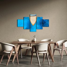 Obraz - Letnia łódź (125x70 cm)