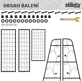 STILISTA Kwietnik, 82 x 81 x 35 cm, stal