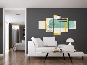 Obraz - Arkusze abstrakcyjne N⁰2 (125x70 cm)