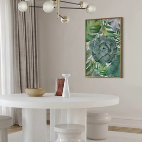 Plakat Tropikalna flora 29,7x42 cm z ramą złotą bez marginesu ARTGEIST B