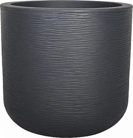 Okrągły doniczka Graphit'Up antracyt 40 cm - Wewnętrzny/Zewnętrzny
