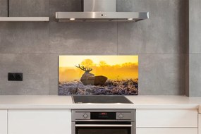 Panel nad Blat Kuchenny Zimowy Świt z Jeleniem