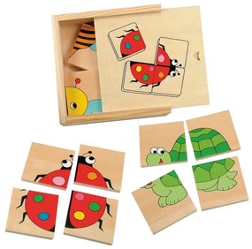 Woody Minipuzzle Zwierzęta