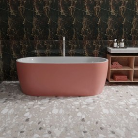 Wanna wolnostojąca owalna akrylowa biała 170 x 80 cm ELEGANT | Możliwa opcja Go Color