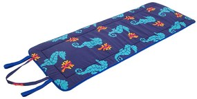 Niebieska ogrodowa poduszka do siedzenia na leżak 52x148 cm Seahorse – B.E.S.