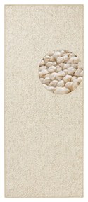 Kremowy chodnik 80x300 cm Wolly – BT Carpet