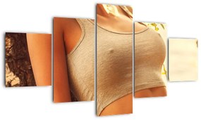 Obraz - Kobieta przy drzewie (125x70 cm)