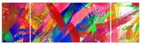 Obraz - Kolorowa abstrakcja (170x50 cm)
