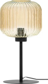 Lampka stołowa ze szklanym kloszem beżowa G9-A82