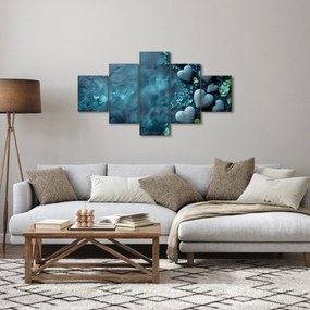 Obraz - Kamienie w kształcie serca (125x70 cm)