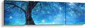 Obraz - Mistyczny las (170x50 cm)