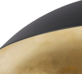 Inteligentna lampa sufitowa czarna ze złotem 60 cm z WiFi A60 - Emilienne