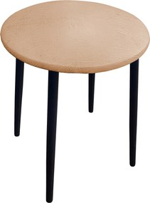 Taboret TRIX stelaż metalowy STOŁEK LOFT : Kolor nogi - Czarna stożek, Kolor tkaniny - SKAJ - AL9, Typ tkaniny - Skaj