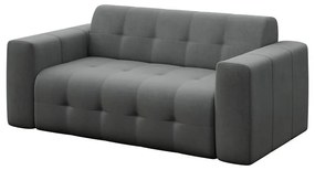 Szara aksamitna sofa 199 cm Tuil – Rodier