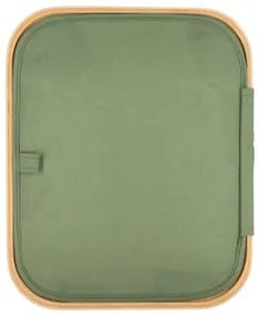 Kosz na pranie NOLVIO 50 L, zielony