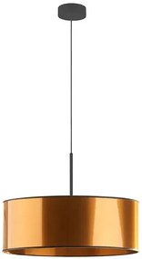 Miedziany żyrandol nad stół z abażurem 50 cm - EX873 S5-W67