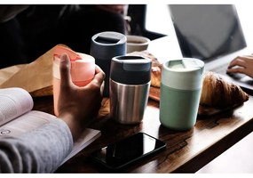 Pomarańczowy kubek podróżny 450 ml Sipp – Joseph Joseph