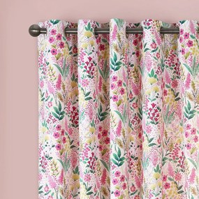 Różowe zasłony zestaw 2 szt. 168x229 cm Tilly Floral – Catherine Lansfield