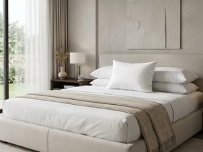 Poszewka na poduszkę satynowy adamaszek 40x50 cm biała