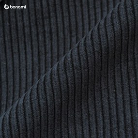 Czarnoantracytowa sztruksowa sofa 200 cm Lean – Karup Design