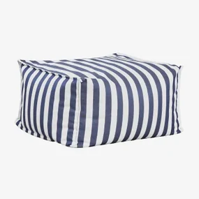 Puf Prostokątny 75x65 Cm Do Sofy Modułowej W Tkaninie Sandel Dark Blue - Sklum