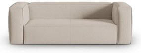Beżowa aksamitna sofa 200 cm Mackay – Cosmopolitan Design