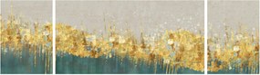 Obraz - Tekstura ze złotą dekoracją (170x50 cm)