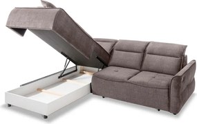Narożnik MURILLO L z elektryczną regulacją siedziska Lewostronny w tkaninie VOGUE 04 WERSAL