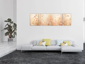 Obraz - Wzór dzikich kwiatów (170x50 cm)