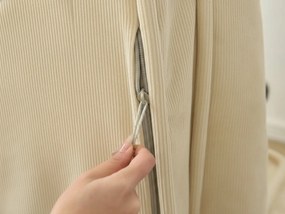 Relaksacyjny fotel z regulacją LAZY SOFA, beżowy