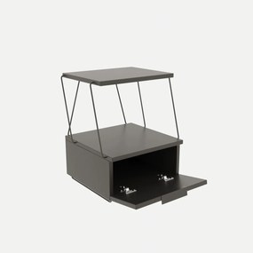 Stolik nocny Tekoba Anthracite