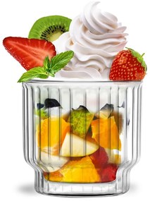 Zestaw 2 szklanek z podwójną ścianką Vialli Design, 260 ml