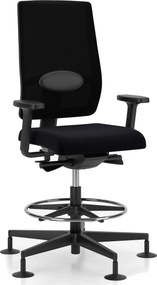 Wysokie krzesło biurowe z regulacjami X-Line Counter Swivel Chair UPH/P