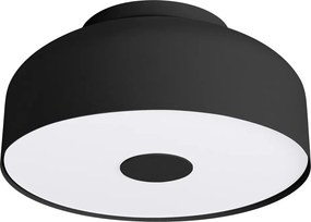 Czarna lampa sufitowa ø 30 cm Blacko – Sollux