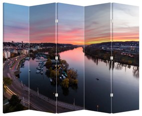 Parawan - Praga nocą (210x170 cm)