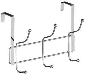 Metalowy wieszak na drzwi w kolorze srebra 11 cm Chrome – Premier Housewares