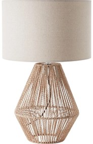 Brilliant - Lampa stołowa LARAINE 1xE27/42W/230V beżowa