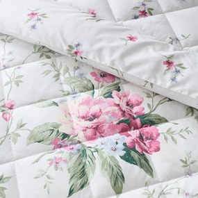 Kremowa narzuta pikowana 200x200 cm Bridgerton Penelope Floral – Catherine Lansfield