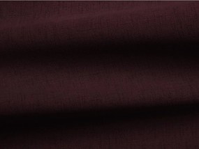 Bordowe krzesło z litego drewna Niu – Makamii