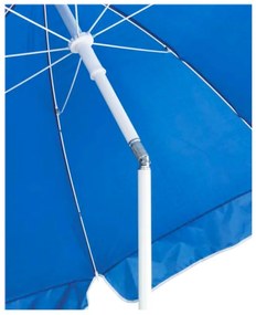 Parasol ogrodowy CORAL z regulacją kąta nachylenia 200 cm, niebieski